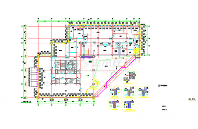 某工程幕墙建筑设计施工图(含网架)